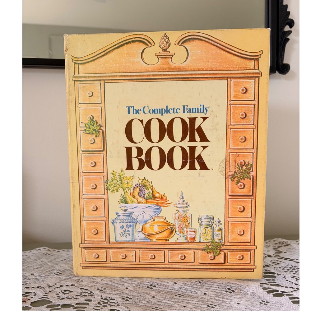 Vintage 1970 The Complete Family Cook Book 5 Ring Binder Tabbed Retro Recipes